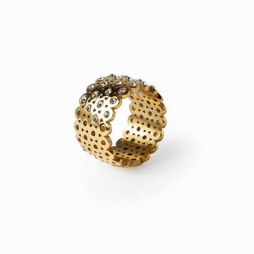 Valenciana Ring Plated in 18K Gold